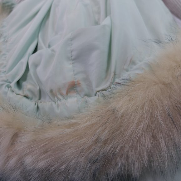 Mint Green colour winter coat - Picture 14 of 16